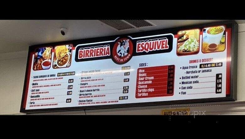 Birrieria Esquivel - South Gate, CA menu_pic