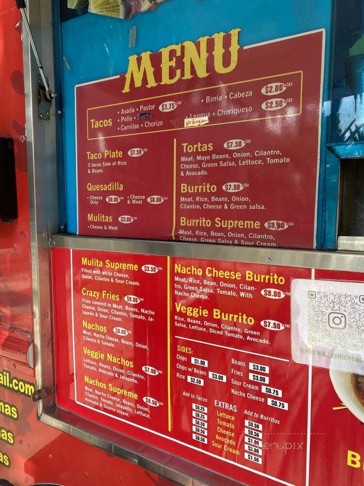 Birrieria Las Michoacanas - Van Nuys, CA menu_pic