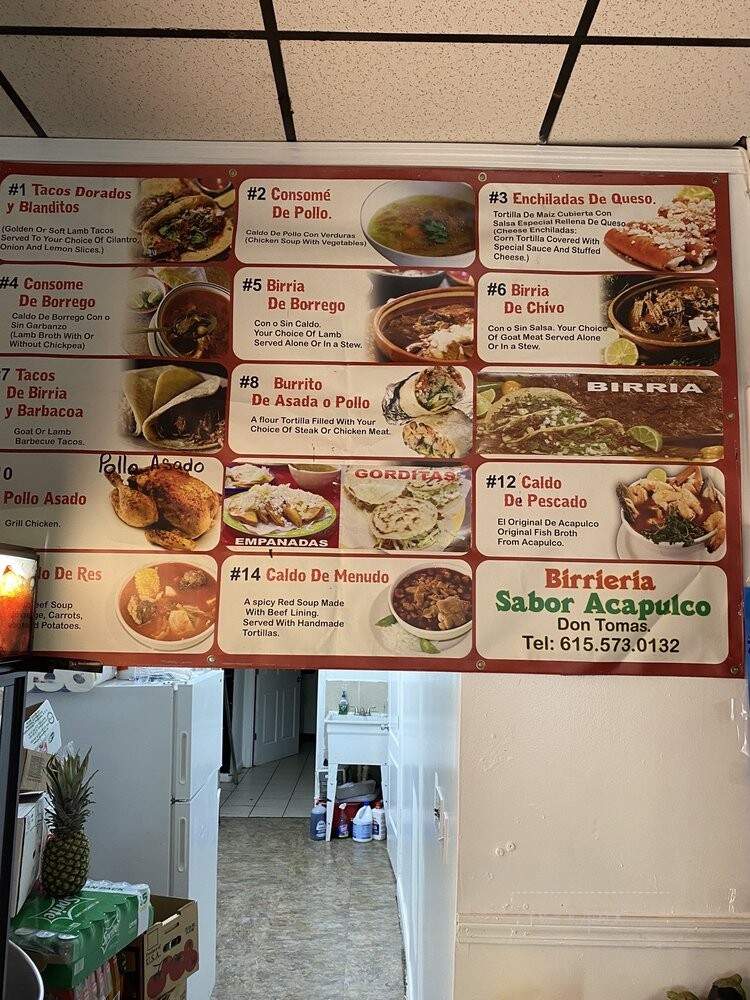 Birrieria Sabor Acapulco - Antioch, TN