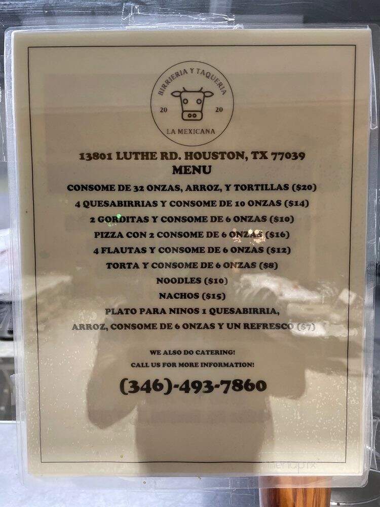 Birrieria Y Taqueria La Mexicana - Houston, TX
