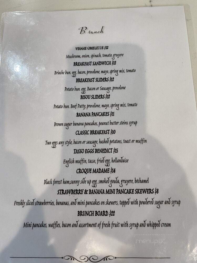 Bisou Lounge - Lake Charles, LA menu_pic