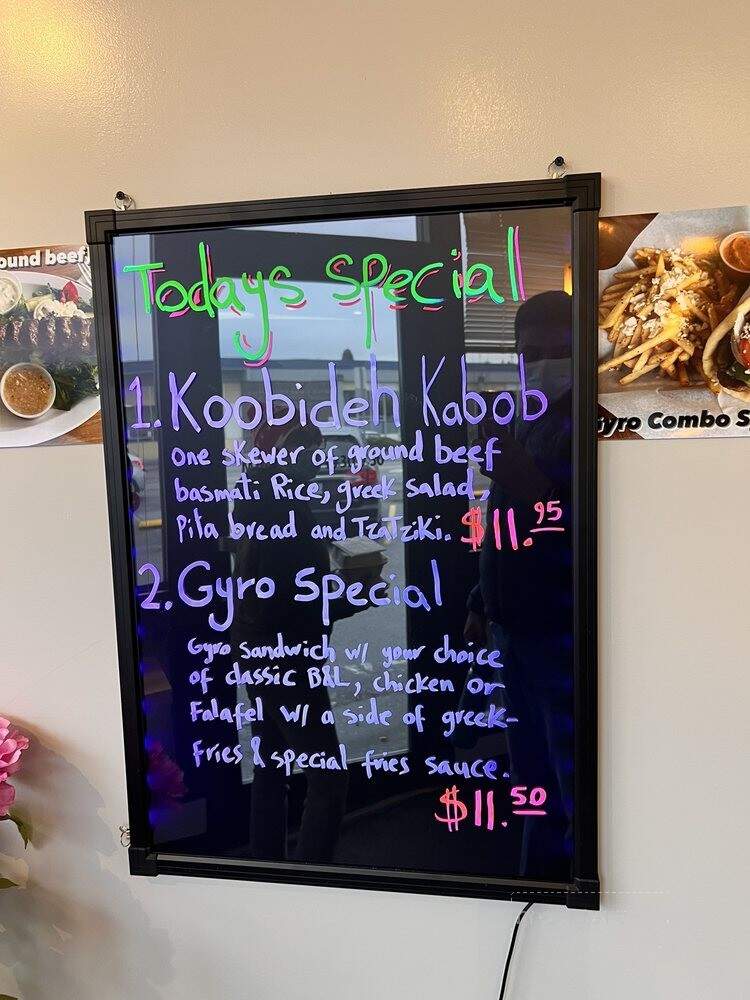 Menu of Black Olive Mediterranean Cuisine in Everett, WA 98201