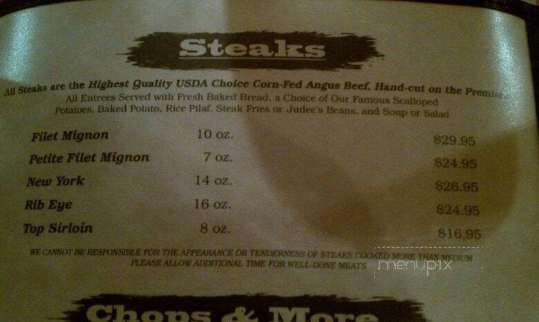 Blackmsith Steakhouse - Lompoc, CA menu_pic