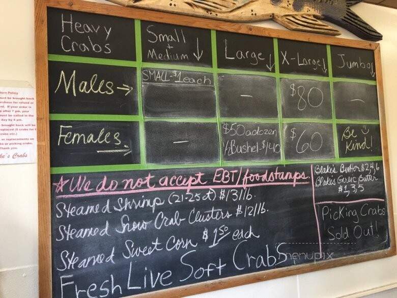 Froggies of Erdmond - Baltimore, MD menu_pic