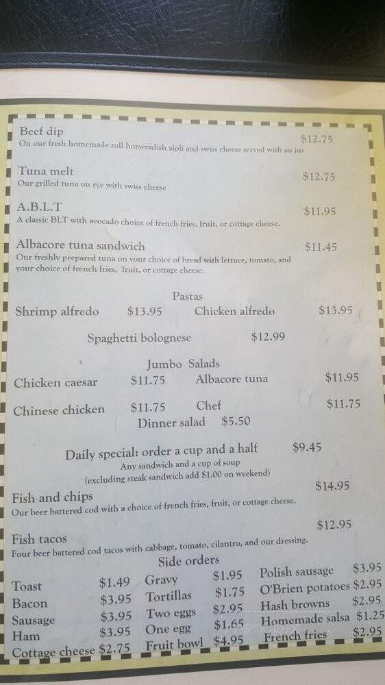 Blanca's Restaurant - Big Bear Lake, CA menu_pic
