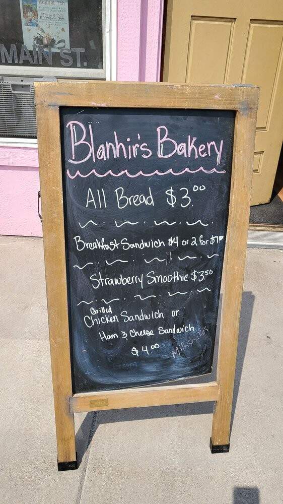 Blanhir's Bakery & Cafe - Yerington, NV menu_pic