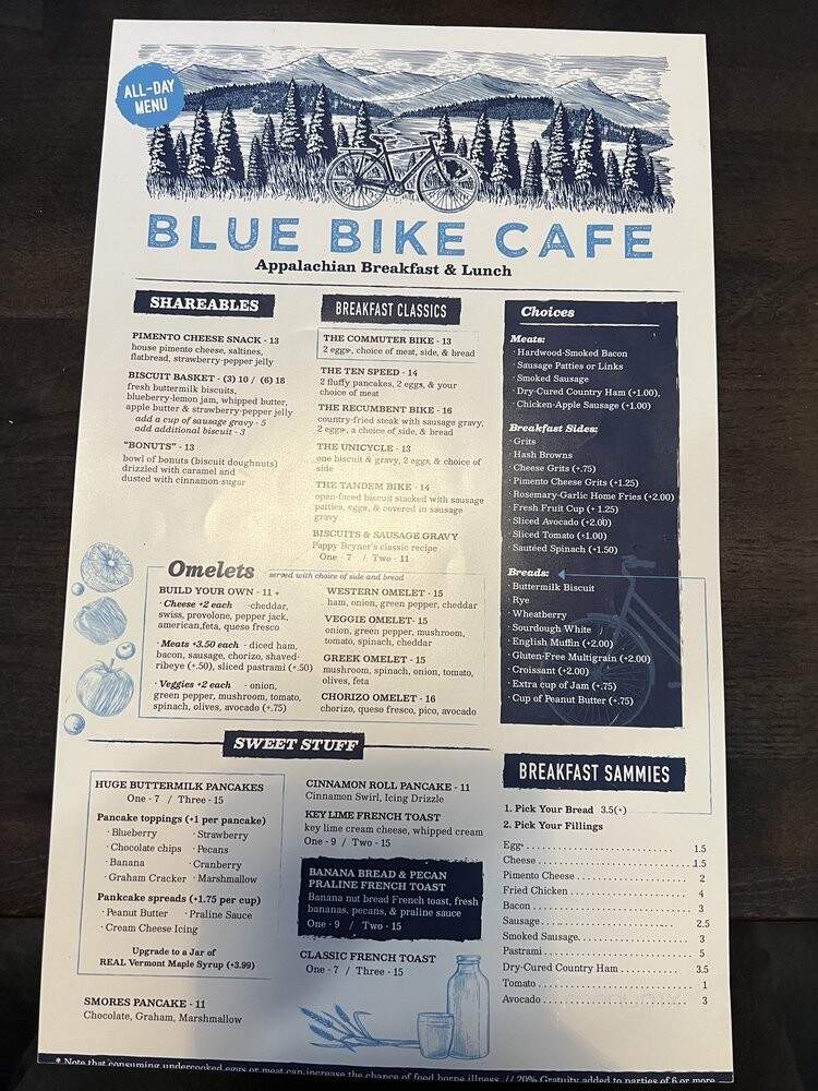 Blue Bike Cafe - Highlands, NC