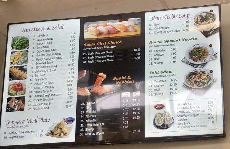 Blue Fin Sushi & Teriyaki - Claremont, CA menu_pic