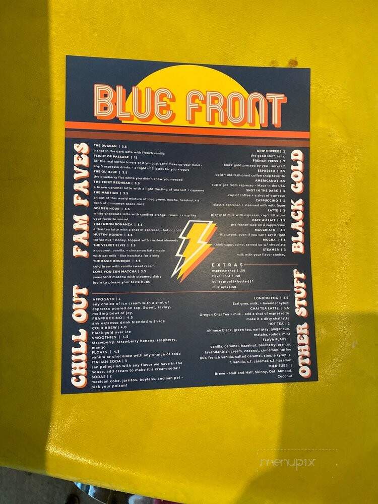 Blue Front Coffee - Athens, TN menu_pic