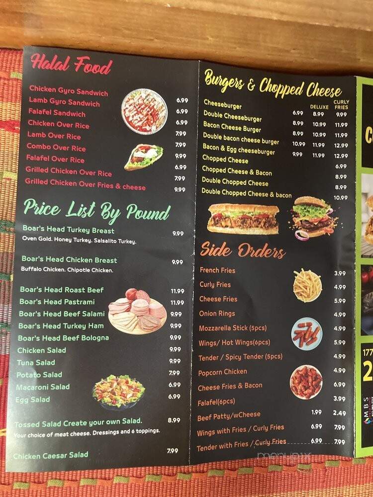 Blue Moon Deli - New York, NY menu_pic