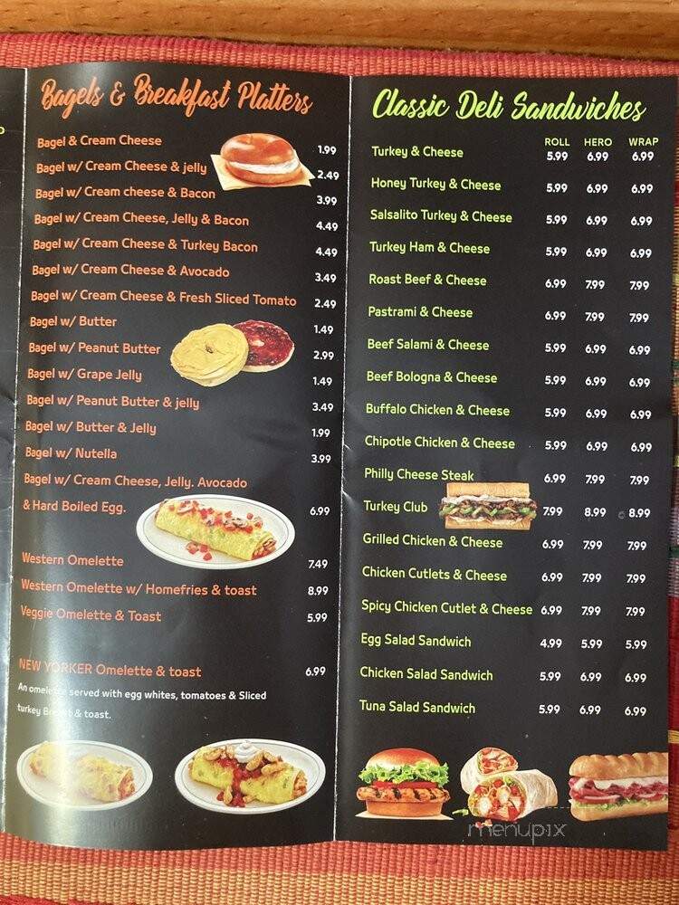Blue Moon Deli - New York, NY menu_pic