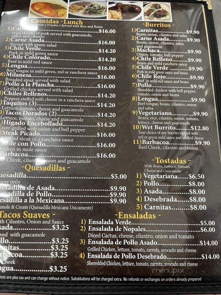 Blvd Cafe - Los Angeles, CA menu_pic