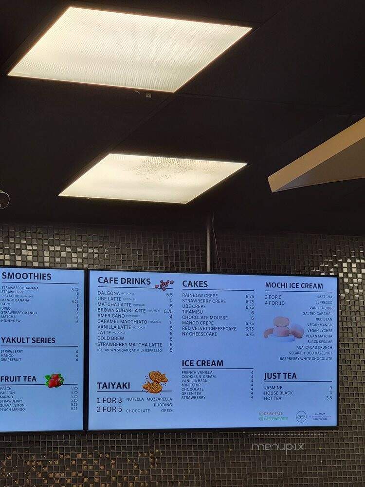 Boba Boba - Valencia, CA menu_pic