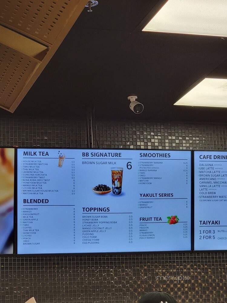 Boba Boba - Valencia, CA menu_pic