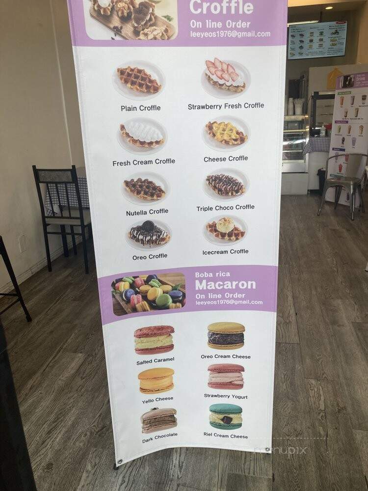 Boba Rica - Los Angeles, CA menu_pic