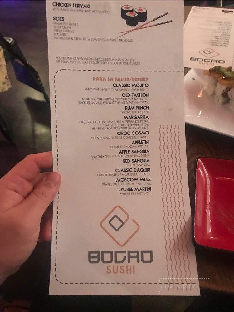 Bocao Sushi - Charlotte, NC menu_pic