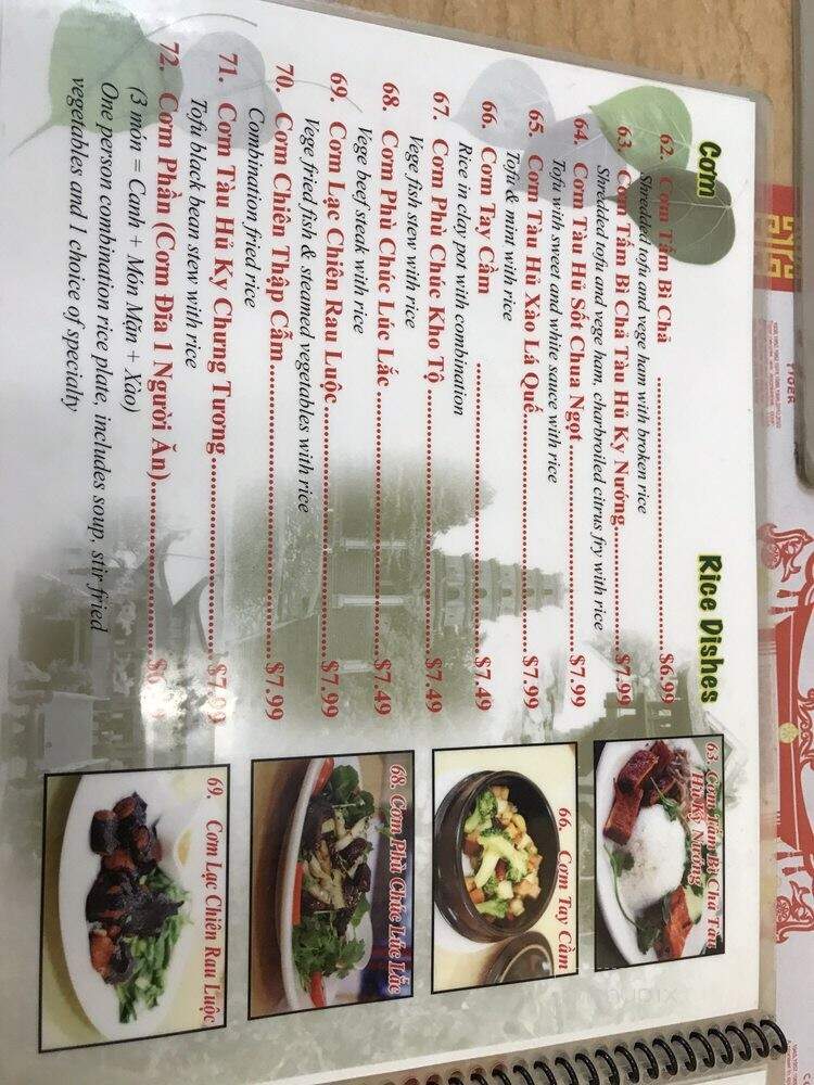 Bo De Tinh Cam Chay - Westminster, CA menu_pic