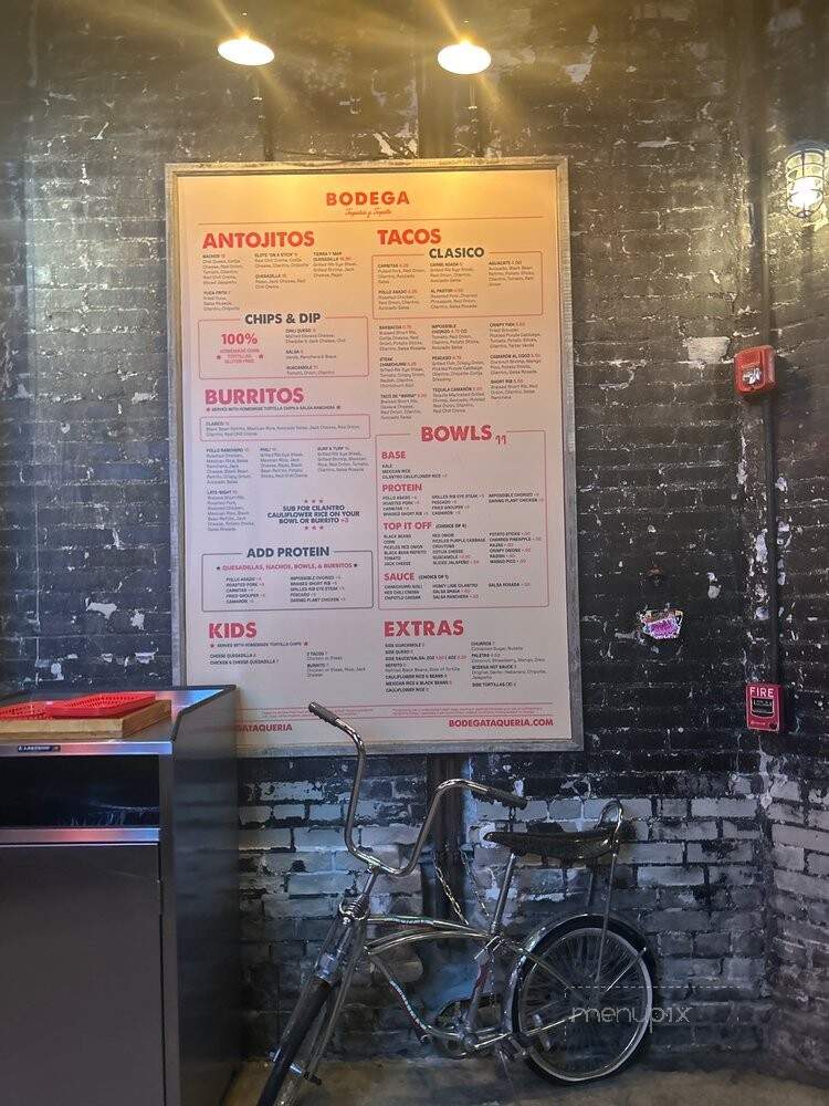Bodega - Fort Lauderdale, FL menu_pic