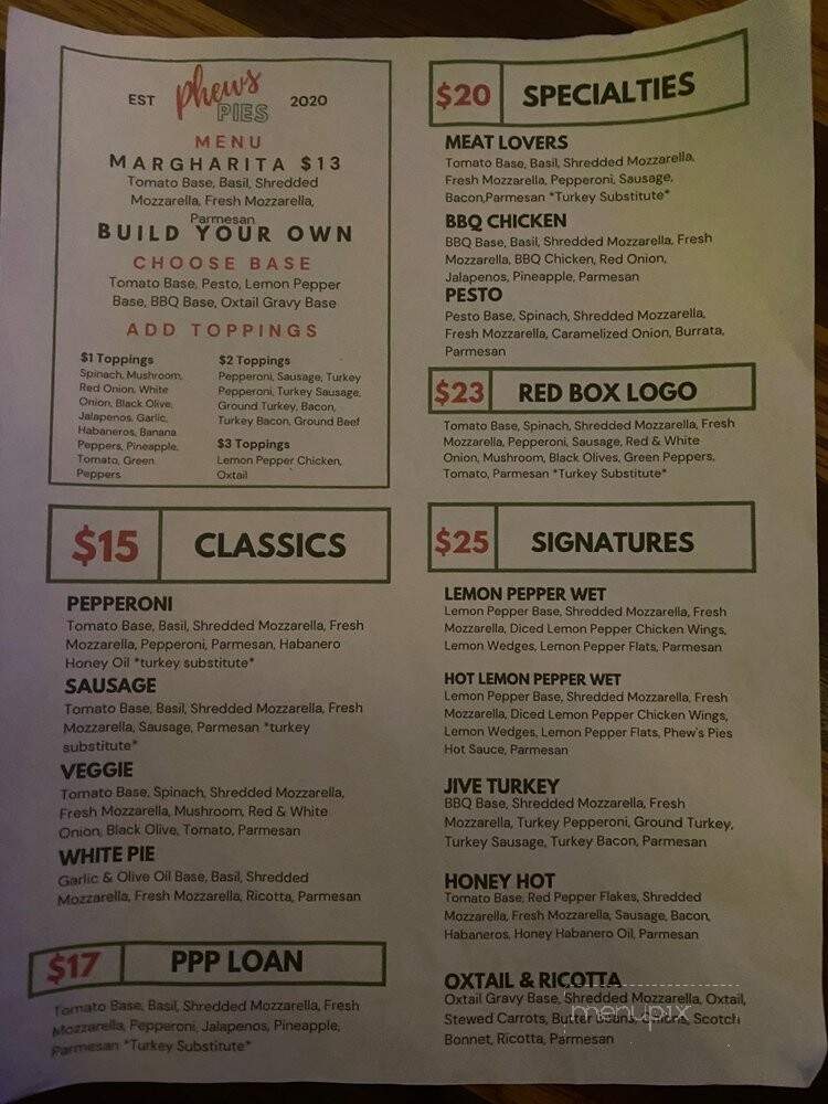 Boggs Social & Supply - Atlanta, GA menu_pic