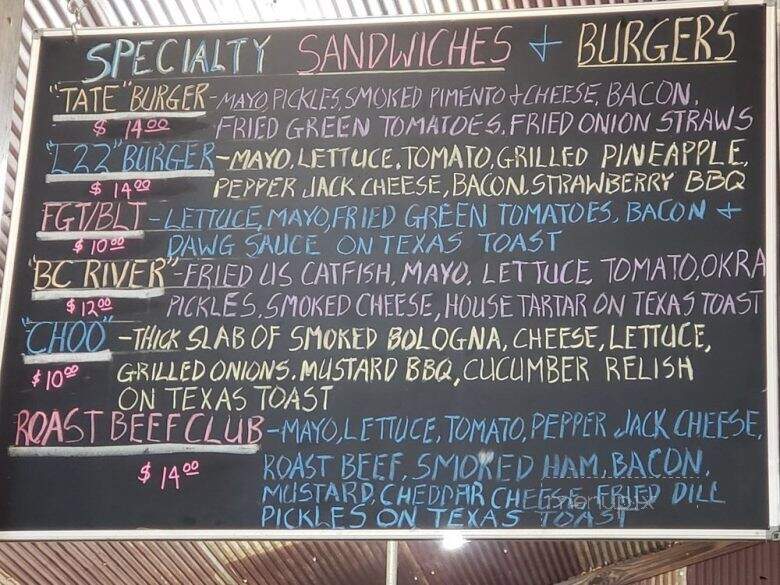 Bogue Chitto Boys Smokin Hot Food - Bogue Chitto, MS menu_pic