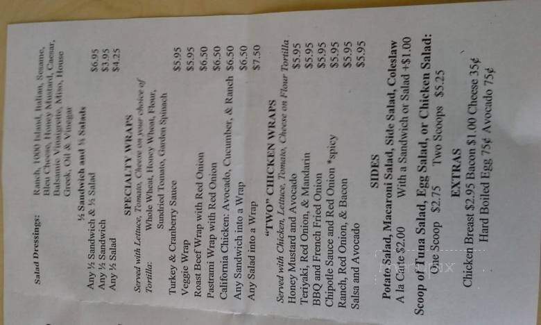 Bolee's Gourmet - Los Angeles, CA menu_pic