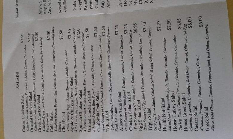 Bolee's Gourmet - Los Angeles, CA menu_pic