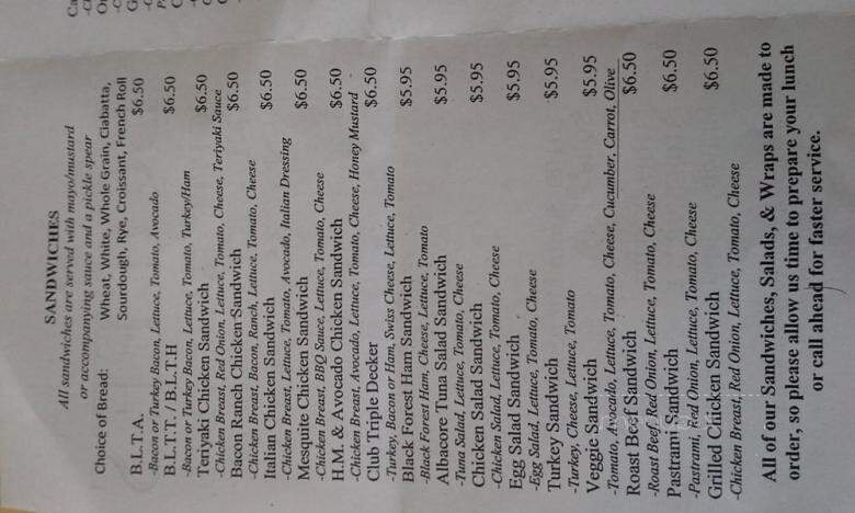 Bolee's Gourmet - Los Angeles, CA menu_pic