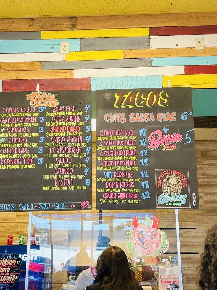 Bomb Tacos - Las Vegas, NV menu_pic