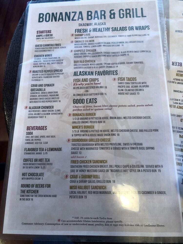 Bonanza Restaurant - Prince Albert, SK menu_pic