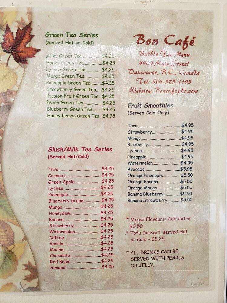 Bon Cafe - Vancouver, BC