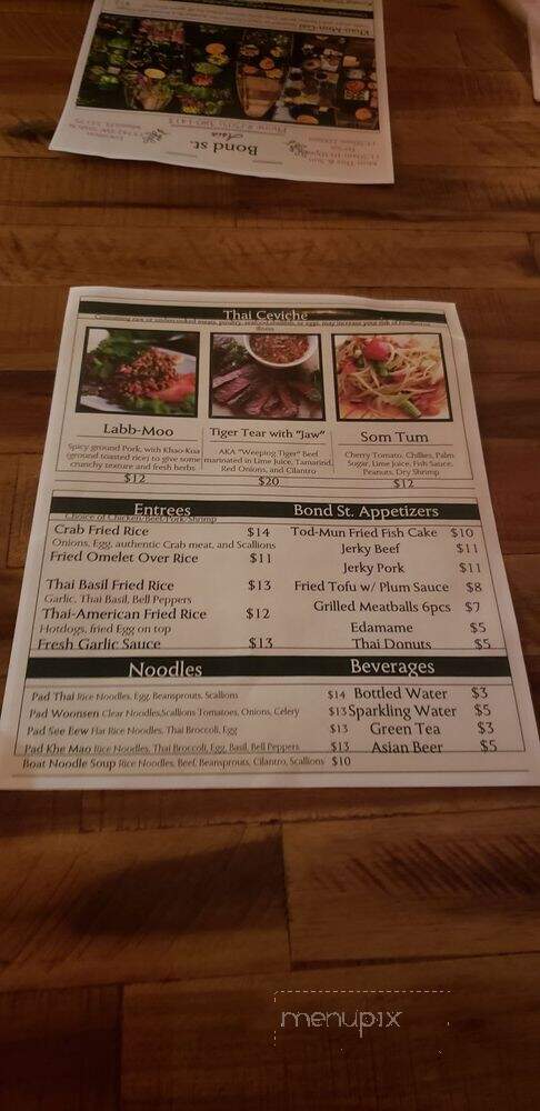 Bond St. Asia Kitchen - Miami, FL menu_pic