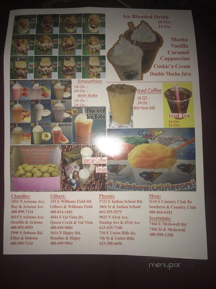 Bosa Donuts - Phoenix, AZ menu_pic