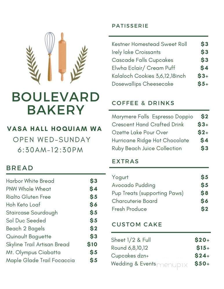 Boulevard Bakery - Hoquiam, WA