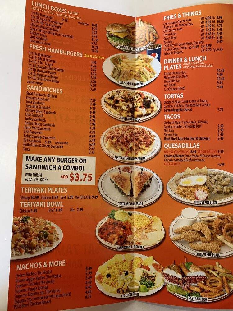 Boy's Hamburgers - Long Beach, CA menu_pic