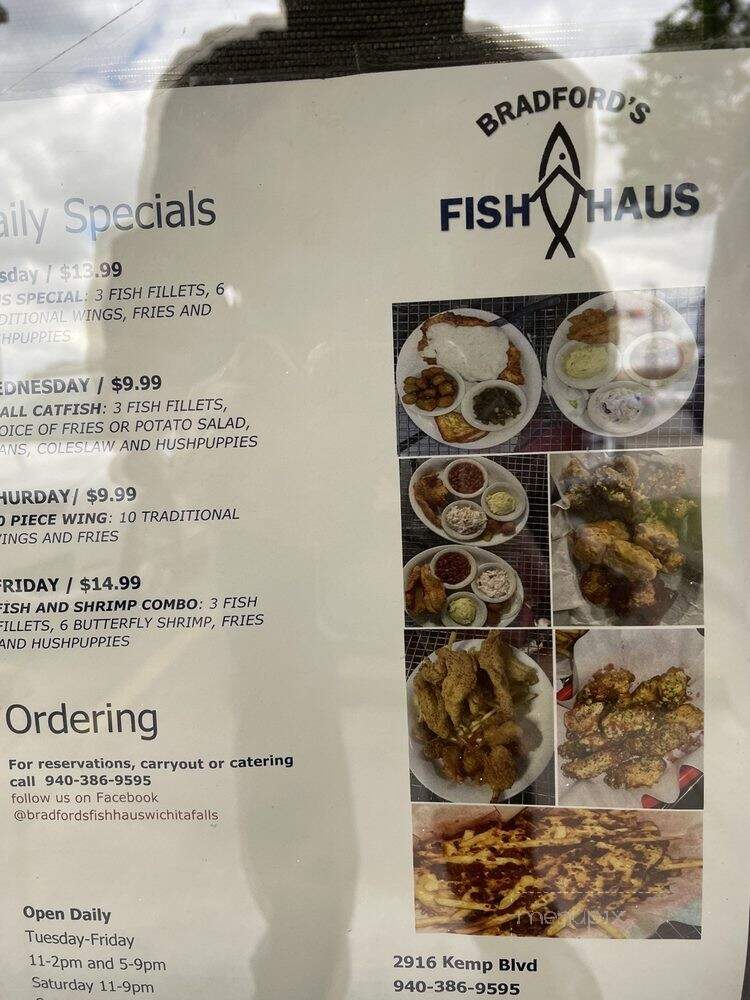 Bradfords Fish Haus - Wichita Falls, TX menu_pic