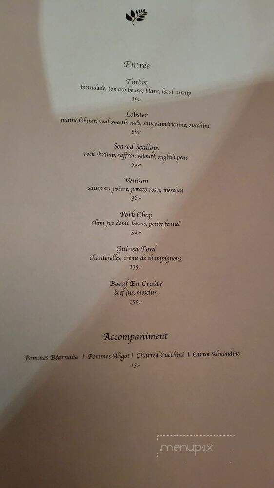 Brasserie Laurel - Miami, FL menu_pic