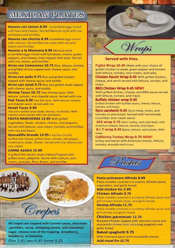 Braves Breakfast and Grill Restaurant - Wabash, IN menu_pic