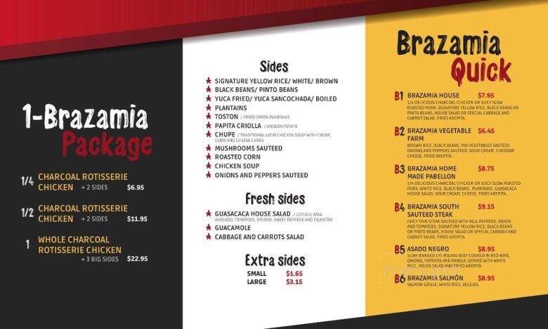 Brazamia - Greenville, SC menu_pic