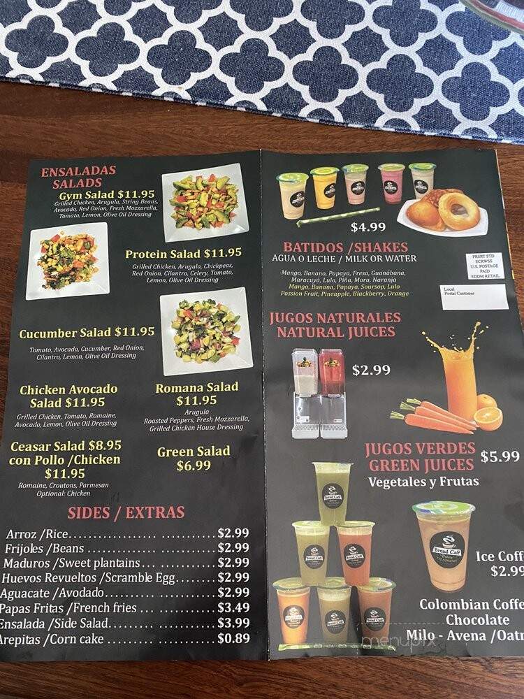 Bread Cafe Bakery - Green Brook, NJ menu_pic