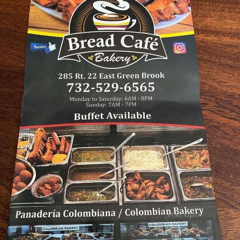 Bread Cafe Bakery - Green Brook, NJ menu_pic