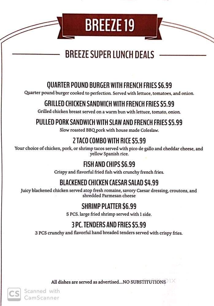 Breeze 19 Kitchen Bar - New Port Richey, FL