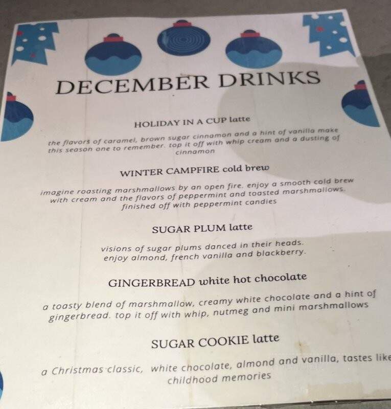 Groovey Grounds - Dyersville, IA menu_pic