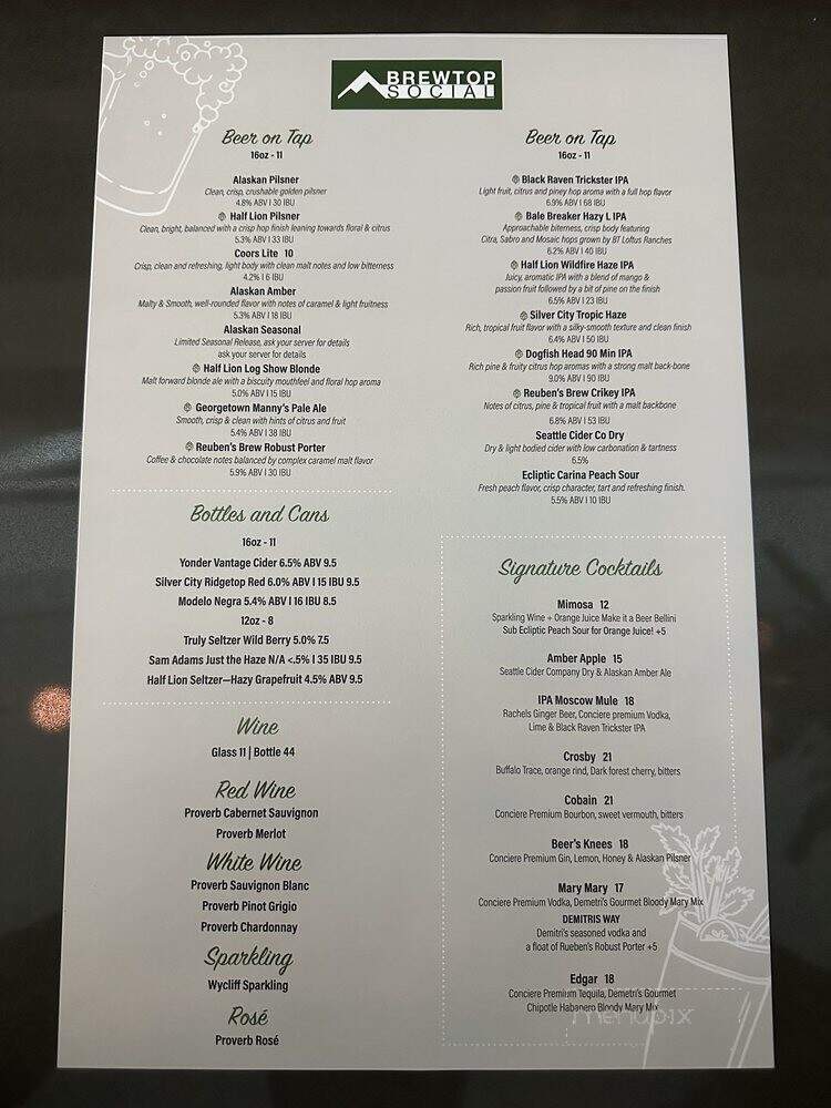 Carvery Restaurant - Seatac, WA menu_pic
