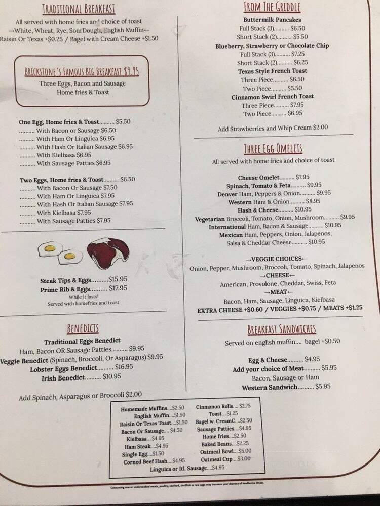 Mill River Pail Cafe - Rochester, NH menu_pic