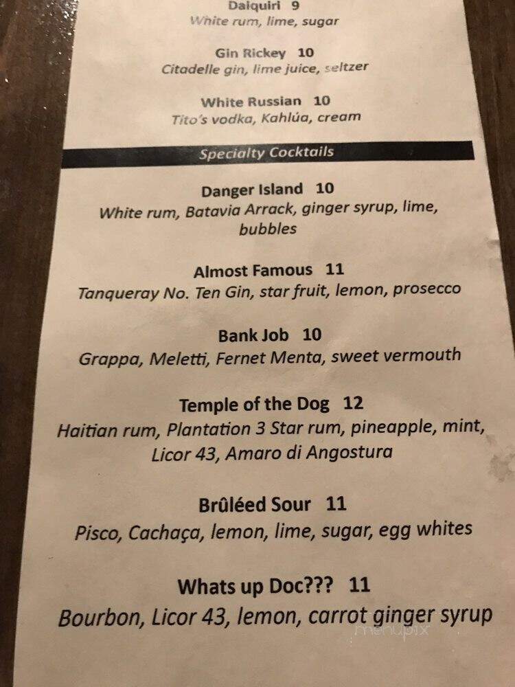 Brinx Coffee and Cocktails - Torrington, CT menu_pic