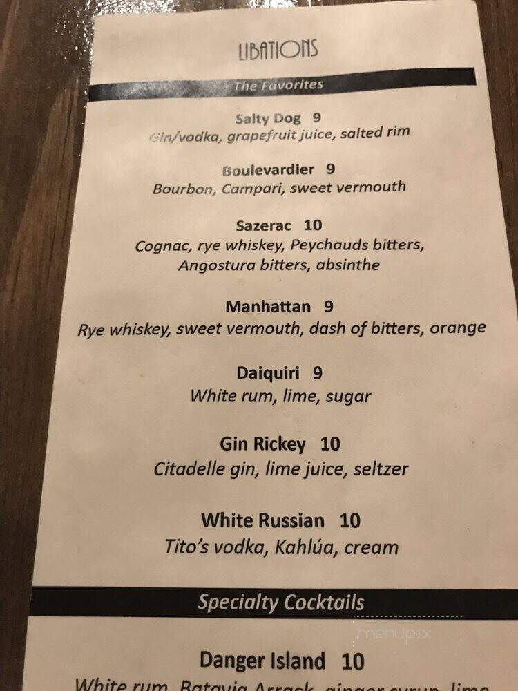 Brinx Coffee and Cocktails - Torrington, CT menu_pic