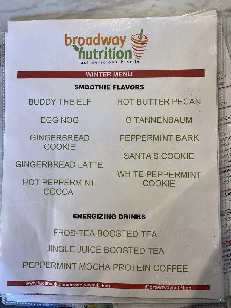 Broadway Nutrition - Louisville, KY menu_pic