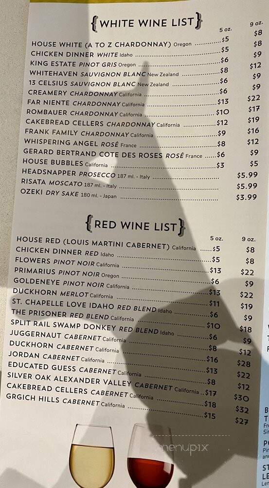 Broadway on the Rocks - Boise, ID menu_pic