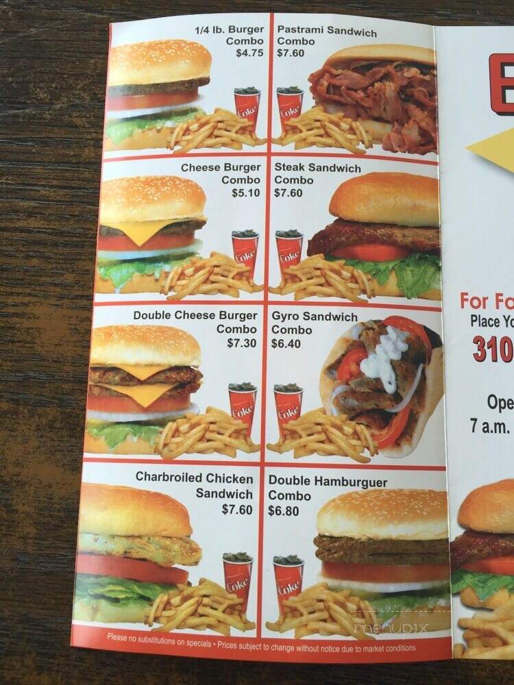 Brolly Hut - Lawndale, CA menu_pic