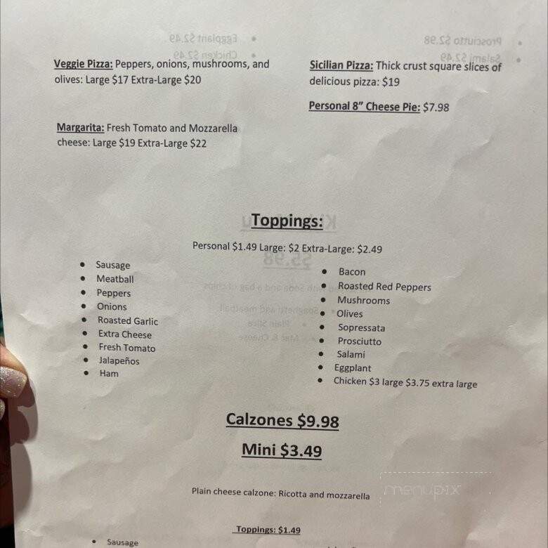 Bronx Pizza and Pints - Wichita, KS menu_pic